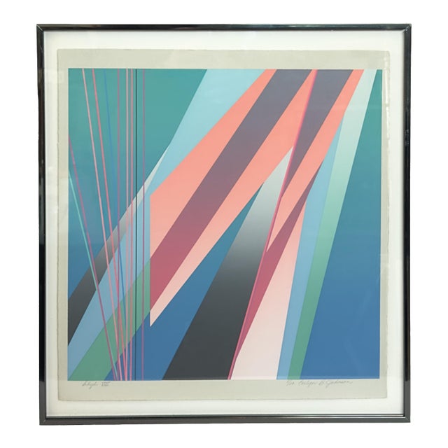 1980s Evelyn B. Johnson "Sibyl Viii" Original Serigraph, 5/20, Signed For Sale