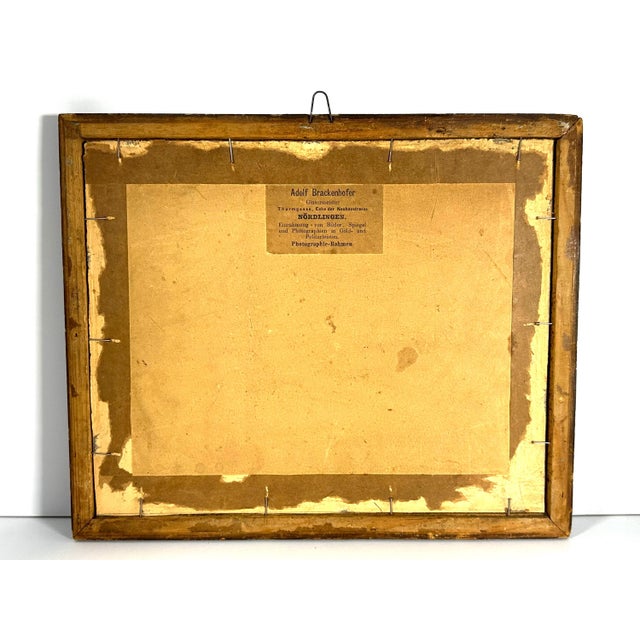 Glass Antique Framed German Military Officers Photograph, c. 1900 For Sale - Image 7 of 10