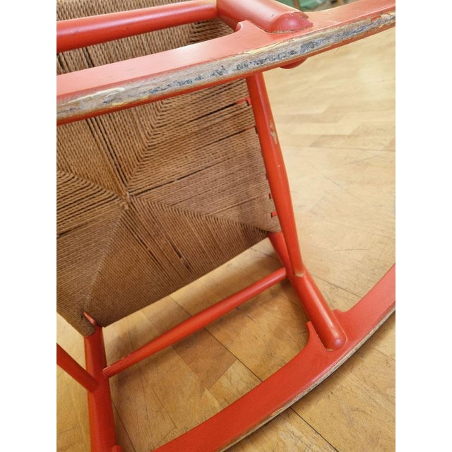 1960s J 16 Rocking Chair by Hans J. Wegner for FDB, 1962 For Sale - Image 5 of 8