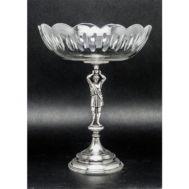 19th Century Austro-Hungarian Silver Fruit Platter For Sale - Image 6 of 13