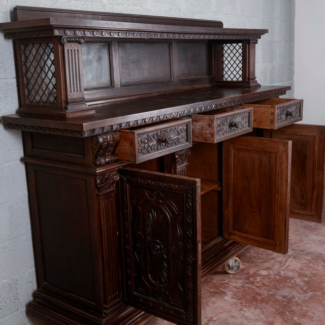 Antique Credenza with Plate Rack by Maggini Recanati, 1800s For Sale - Image 11 of 18