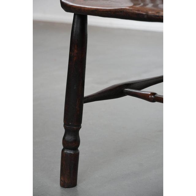 Antique 18th Century English Windsor Chair with Slatted Backrest For Sale - Image 17 of 18