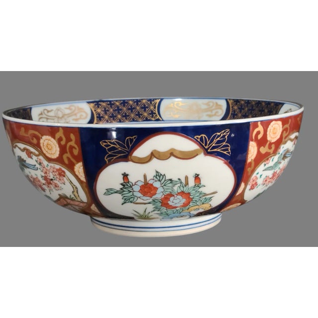 Experience the elegance of traditional Japanese craftsmanship with this exquisite 11'' diameter Imari bowl. Its vibrant...