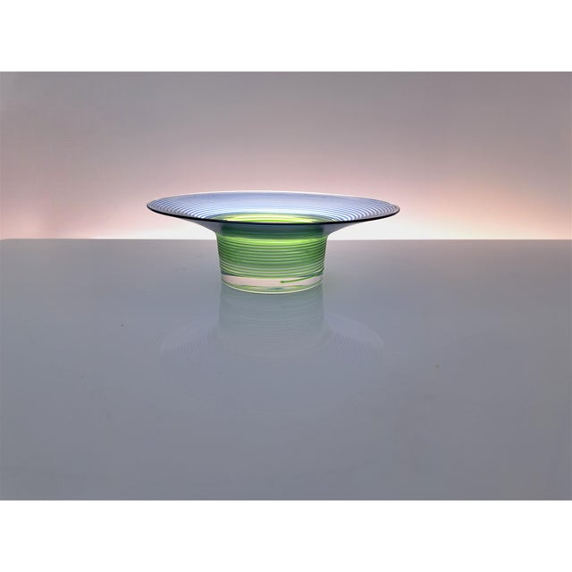 Spiral Murano Glass Bowl from Salviati, 1980s For Sale - Image 6 of 9