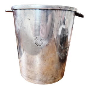 Antique Christofle Silver Champagne Bucket From French Line Ocean Liner Ile De France