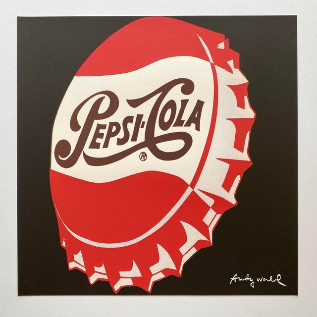 Andy Warhol Vintage 1986 Limited Edition Large Fine Art Lithograph Print " Pepsi-Cola " 1962 For Sale - Image 12 of 12