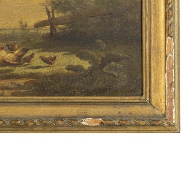 Jean-Baptiste Van Leemputten, Landscape, 19th Century, Oil on Canvas For Sale - Image 5 of 6