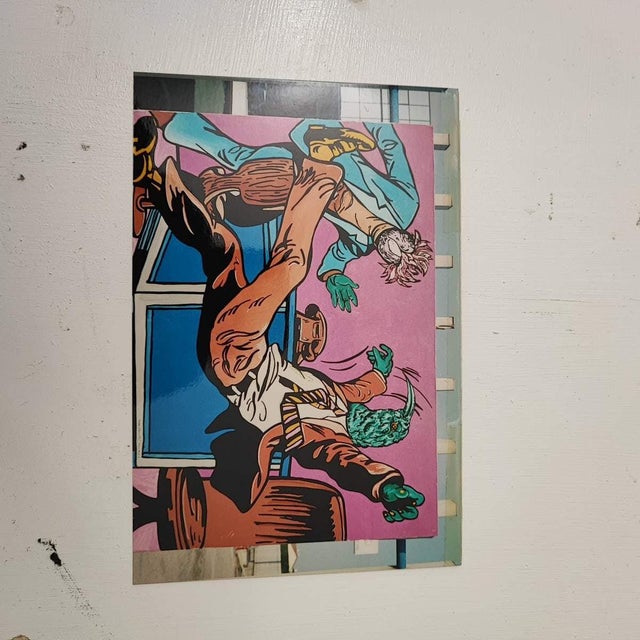 Max Hamlet, Struggle of Opposers, 1986, Acrylic on Canvas, Framed For Sale - Image 11 of 16