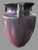 Mauve Vintage Fulper 3-Handled Art Pottery Bullet Vase For Sale - Image 8 of 10