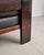 Bastiano Two-Seater Sofa in Mahogany and Black Leather by Afra and Tobia Scarpa for Gavina, Italy, 1960s For Sale - Image 16 of 18