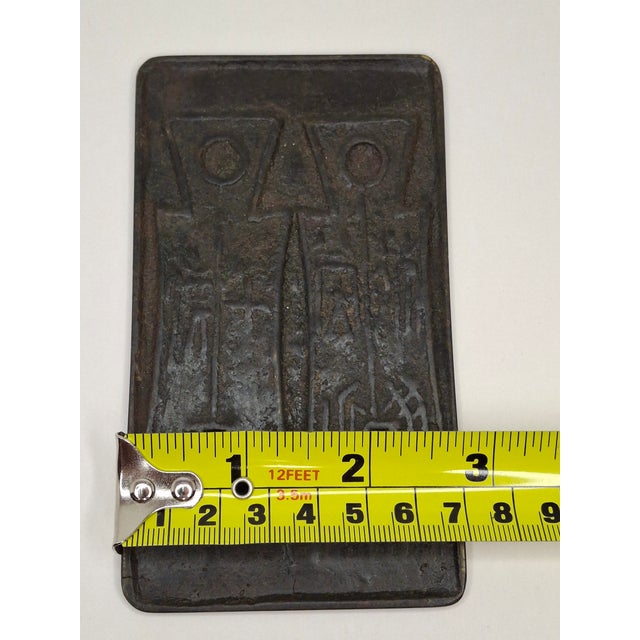 Metal Chinese Bronze Spade Money Casting Mold Anyang Mint Warring States 475-221 Bc For Sale - Image 7 of 8