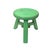Rustic Rustic Pastel Green Round Top Tri-Legs Small Short Stool Table Stand For Sale - Image 3 of 5