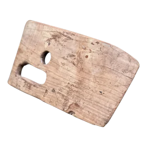 Antique Wooden Artist Palette Sourced in France, 19th Century