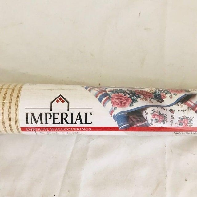 Traditional Striped Wallpaper by Imperial Wallcovering Wl2043 For Sale - Image 3 of 4