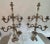 Majestic Grand Silver Chrome Table Candleabras a Pair For Sale - Image 4 of 12