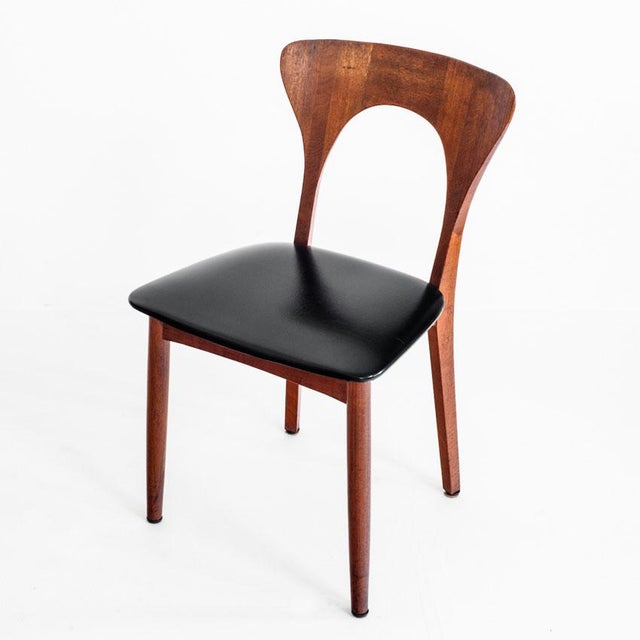 1960s Scandinavian Peter Chairs by Niels Koefoed for Koefoeds Møbelfabrik, Denmark, 1960s,Set of 6 For Sale - Image 5 of 16