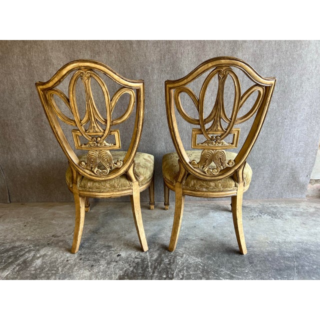 Early 21st Century Ferguson-Copeland Venetian Shield Back Side Chairs - a Pair For Sale In Washington DC - Image 6 of 12