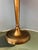 Beige Vintage Mushroom Table Lamp with Brass Base For Sale - Image 8 of 11