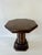 French solid oak brutalist side table in the style of Charles Dudouyt, dating from the 1930-40s. Octagonal top on a very...