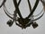 French Wrought Iron Globe Chandelier with Six Scrolling Arms, Circa 1900 For Sale - Image 10 of 11