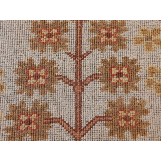 Handmade Tan Wool Pile Luxury Rug 9'2"x 12' For Sale - Image 11 of 13