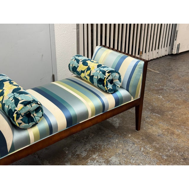 Bespoke Coastal Stripe Bench For Sale - Image 10 of 12