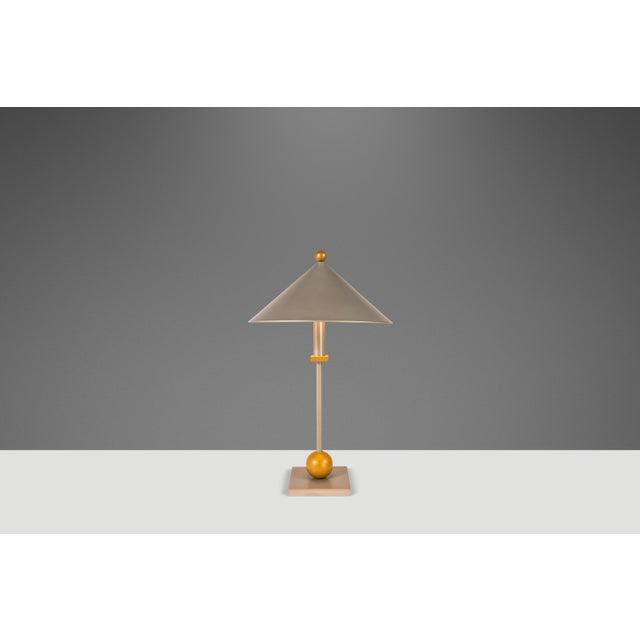 1990s 1990s Postmodern Memphis Style Table Lamps Attributed to George Kovacs for Sonneman - Set of Two For Sale - Image 5 of 16