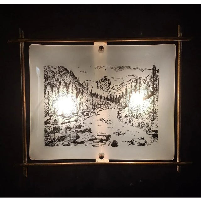 Italian 1960s Classic Italian Sconce For Sale - Image 3 of 9