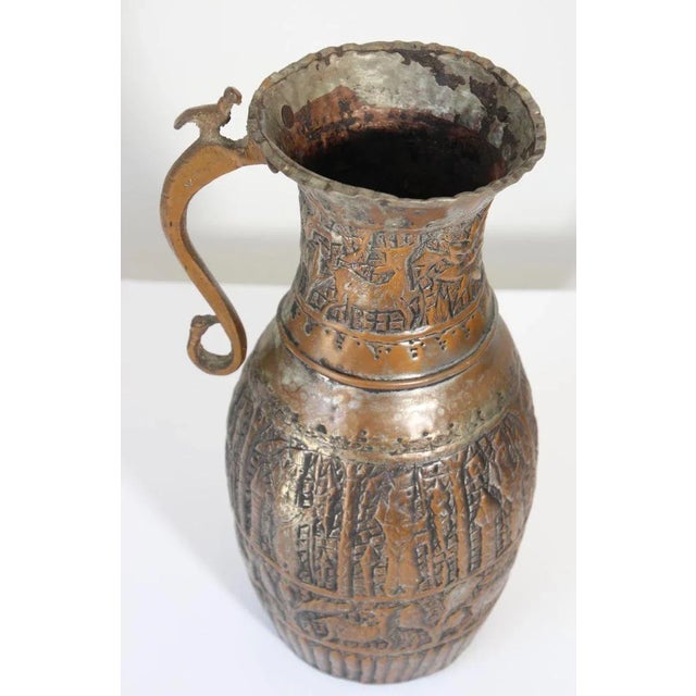 19th Century Middle Eastern Tinned Copper Coffee Pot For Sale - Image 10 of 13