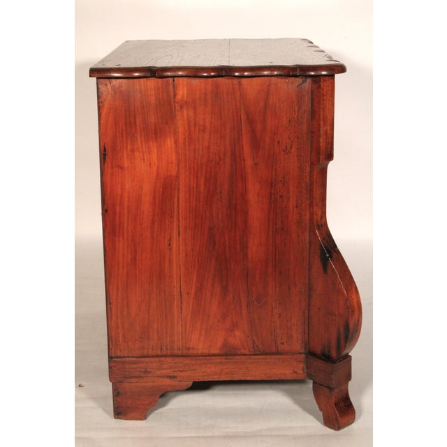 Dutch Fruit Wood Kettle Base Chest of Drawers For Sale - Image 4 of 13