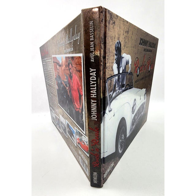 Johnny Halliday: Rock'n'Roule: Motos de légendes, voitures de rêves.(French Language) Collector Edition with postcards....