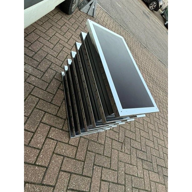 Mid-Century Chrome Console Table For Sale - Image 10 of 13