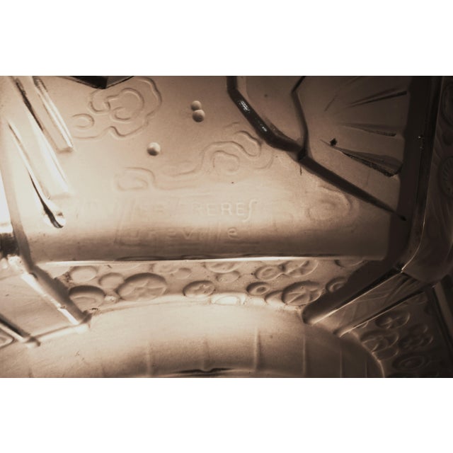 1930s French Art Deco Flush Mount by Muller Freres France - 2 Available For Sale - Image 12 of 14