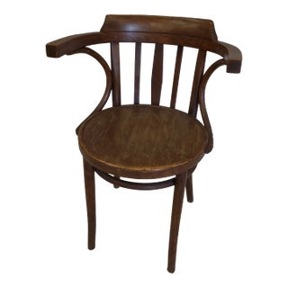 Early 20th Century Vintage Bentwood Armchair For Sale