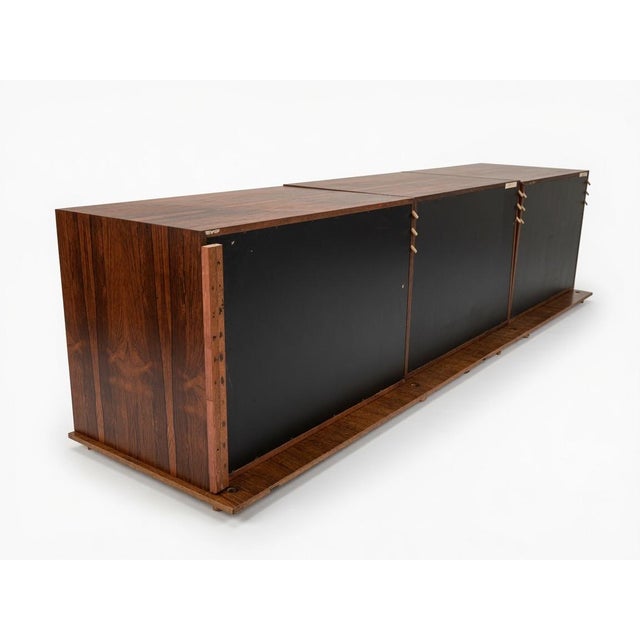 Floating Wall Mounted Rosewood Sideboard by Poul Cadovius for Cado, 1960s For Sale - Image 12 of 14