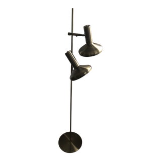 Duo Floor Brass Lamp For Sale