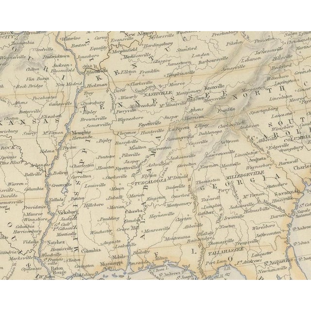 19th Century Antique Map of the United States with Oregon Territory, 1860 For Sale - Image 5 of 8