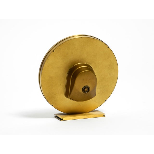 1960s Vintage Brass Table Clock by Kienzle, 1960s For Sale - Image 5 of 15