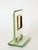 Nile Green Chiseled Crystal and Brass Photo Frame from Fontana Arte, Italy, 1950s For Sale - Image 9 of 14
