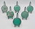 1980s Set of 6 Porcelain & Pure Silver Drink Coasters & Holder by Emilia Castillo For Sale - Image 13 of 18