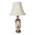 Vintage Pink and Gold Wild Rose Lamp Completely Restored For Sale