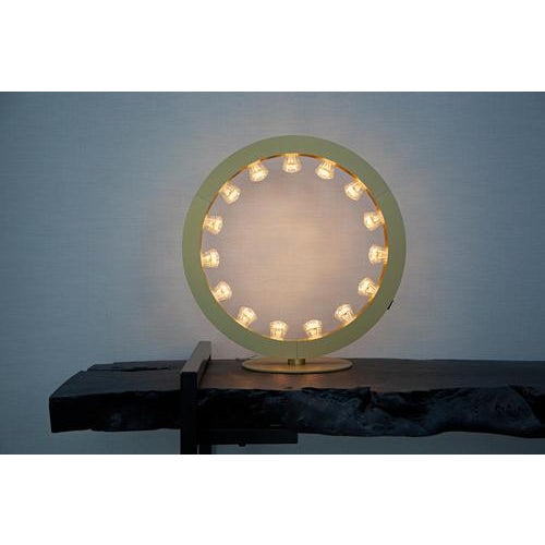 Metal Aurora Mini 80 Circular Pink Floor Lamp by JSPR For Sale - Image 7 of 13