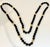 Round Bead Black Onyx & 14 Karat Gold Bead Necklace For Sale - Image 4 of 8
