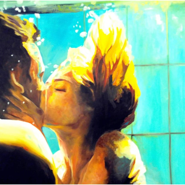 Contemporary Maude Ovize, The Kiss, 2025, Silkscreen For Sale - Image 3 of 7