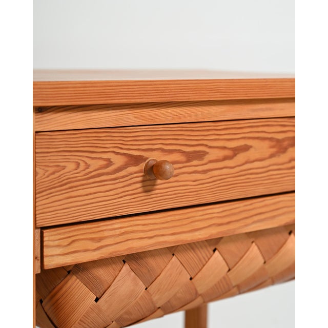 Wood Vintage Scandinavian Pine Table, 1950s For Sale - Image 7 of 11