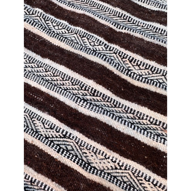 Moroccan Vintage Throw - 3'0" X 6'3" Ft For Sale - Image 4 of 9