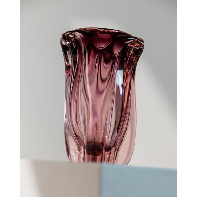Vintage Murano Glass Vase, 1960s For Sale - Image 10 of 12