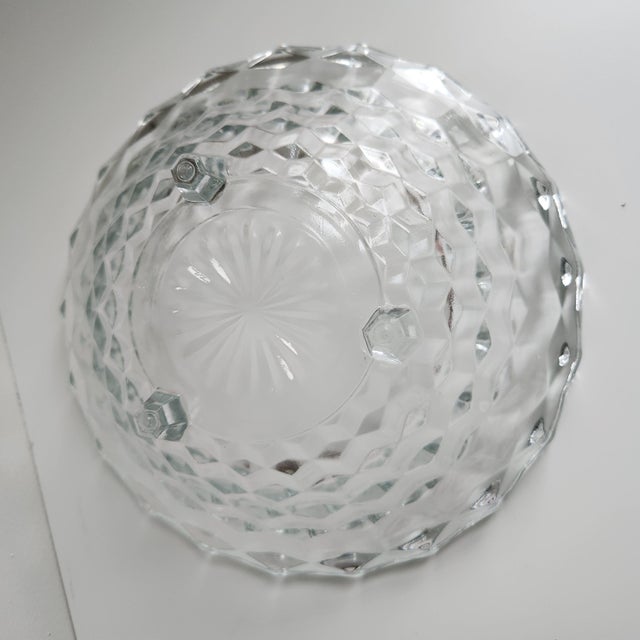 Vintage Fostoria Bowl American Cubist For Sale - Image 9 of 11