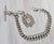Antique Edwardian Sterling Silver Albert Watch Chain from Britton & Sons, 1919 For Sale - Image 3 of 16
