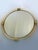 Luxury Round “Torciglione” Gold Murano Glass Wall Mirror in Barovier Style For Sale - Image 9 of 9